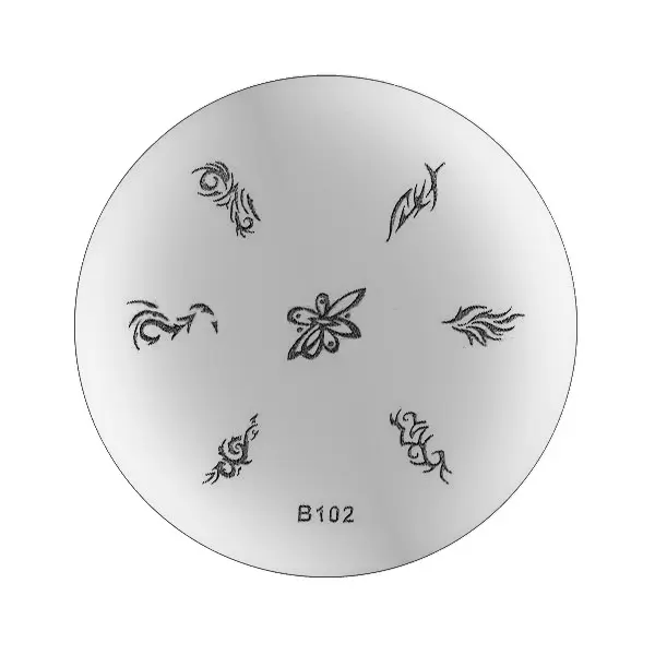 B102 - disc de ştampilare cu ornamente