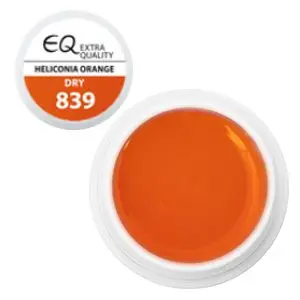 Gel UV Extra quality – 839 Dry - Heliconia Orange, 5g