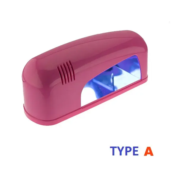 Lampă UV roz 1 bec, 9W 