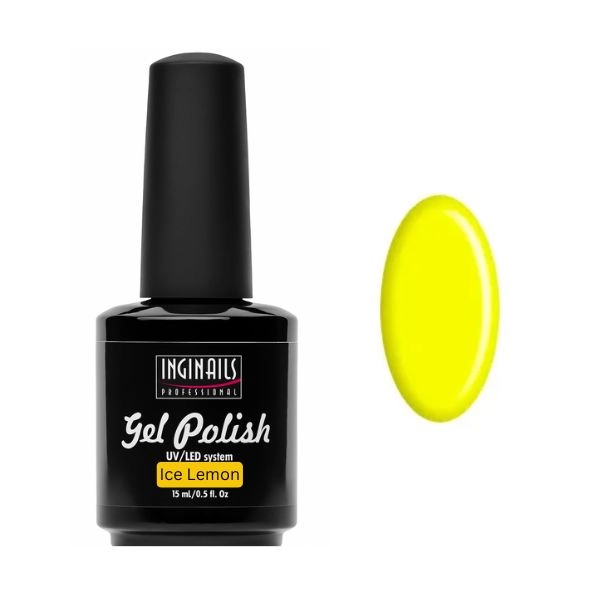 Lac de unghii 2 î n 1 - Ice Lemon 15ml