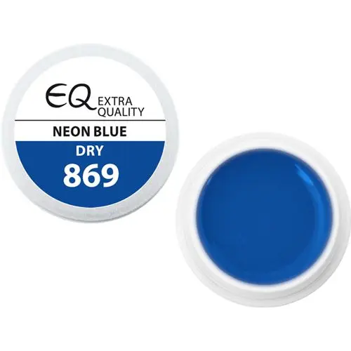 Gel UV Extra quality – 869 Dry - Neon Blue, 5g