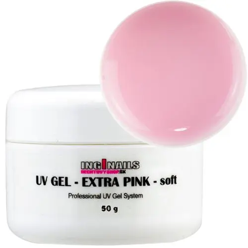 Gel UV Inginails - Extra Pink Soft 50g