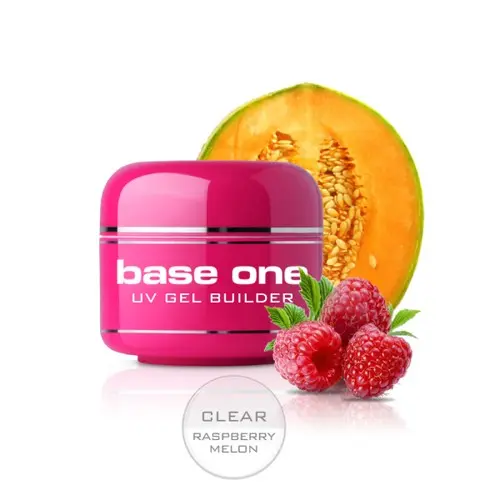 Gel de unghii Base One – Clear Raspberry Melon, 15g