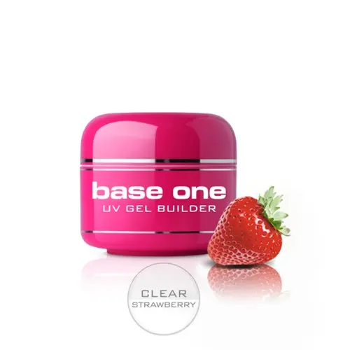 Silcare Base One Gel – Clear Strawberry, 15g