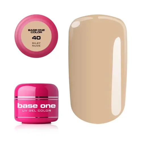Gel UV Silcare Base One Color - Silky Nude 40, 5g
