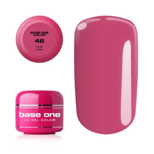 Gel UV Silcare Base One Color - Fast Pink 46, 5g