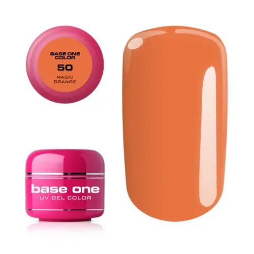 Gel UV Silcare Base One Color - Magic Orange 50, 5g