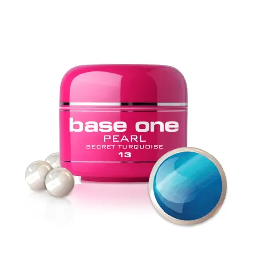 Gel UV Silcare Base One Pearl - Secret Turquoise 13, 5g