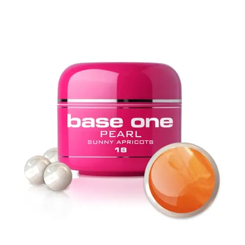 Gel UV Silcare Base One Pearl - Sunny Apricots 18, 5g