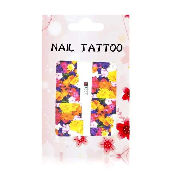 Abțibilduri pe bază de apă – Flowers – A054