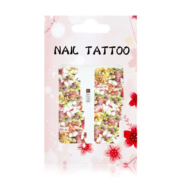 Abțibilduri pe bază de apă – Flowers – A098