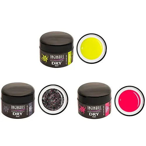 Gel color DRY - 3buc kit – neon