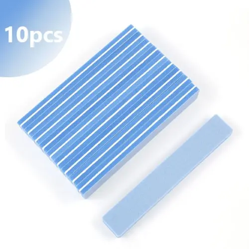 10 bucăți - Inginails Buffer albastru 100/180