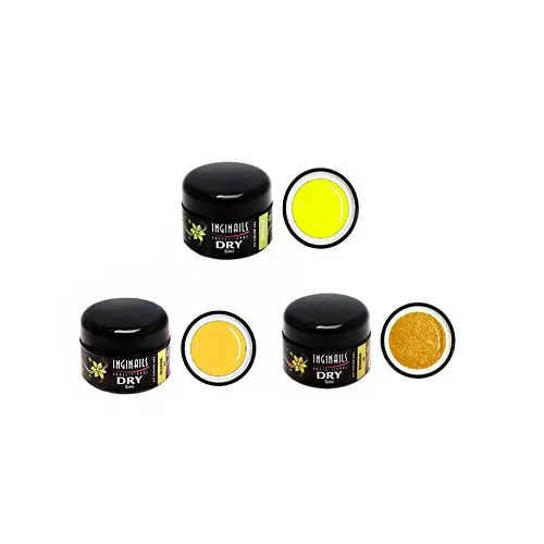 Set Yellow - geluri colorate DRY - 3 bucăți