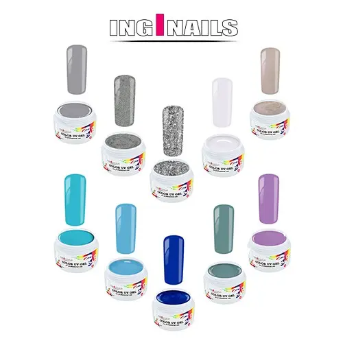 10 bucăți Gel UV colorat - Cool