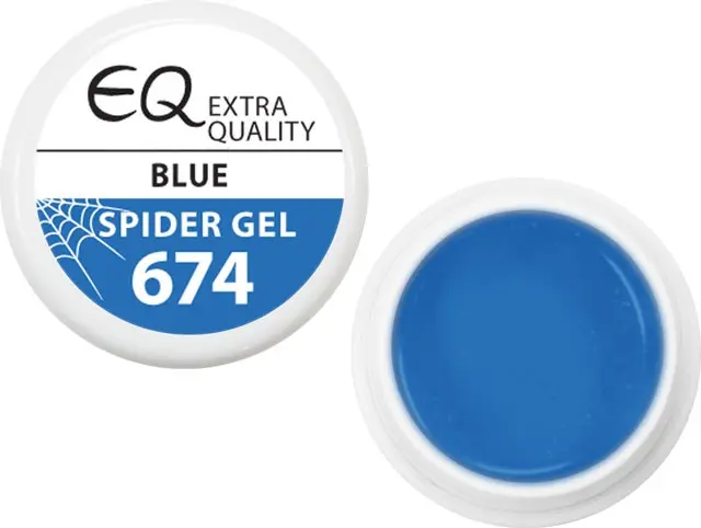 674 - Gel Extra Quality Spider - Blue, 5g (silver line)