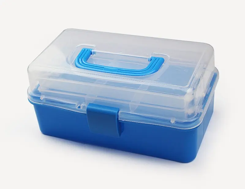 Cutie albastră de depozitare - mică
