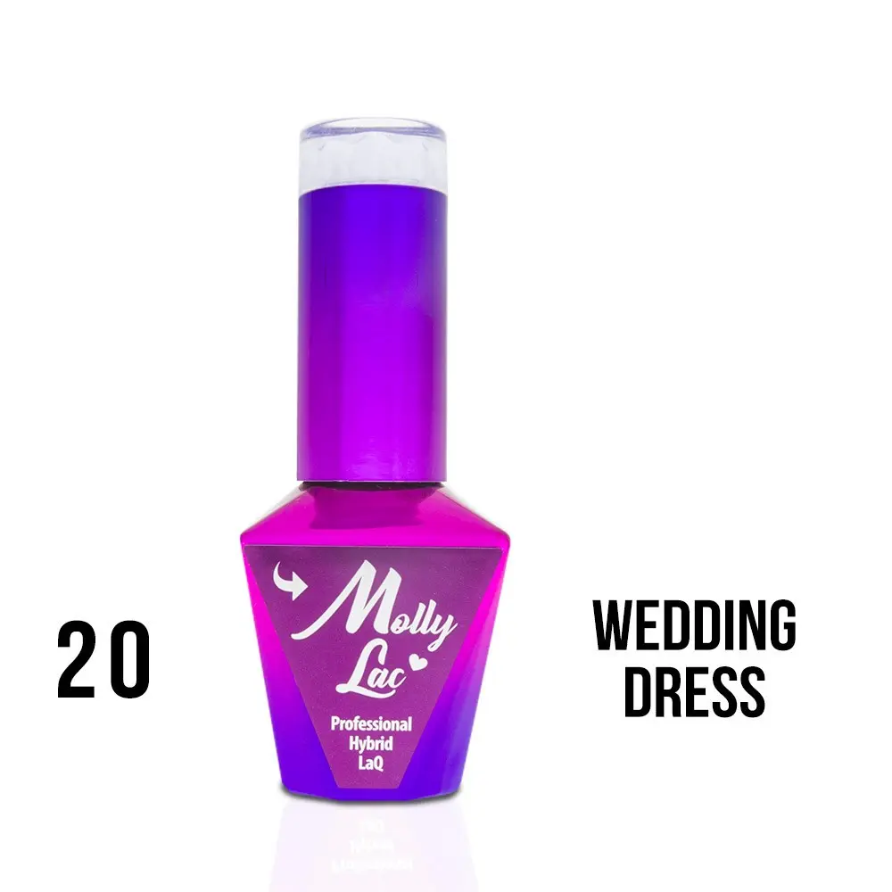 MOLLY LAC UV/LED gel Yes I Do - Wedding Dress 20, 10ml