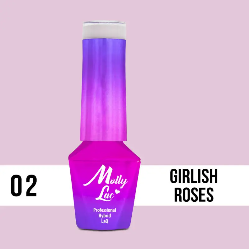 MOLLY LAC UV/LED Glamour Women -  Girlish Roses 02, 10ml