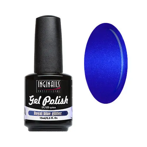Gel UV/LED Inginails Professional 15ml - Royal Blue Glitter