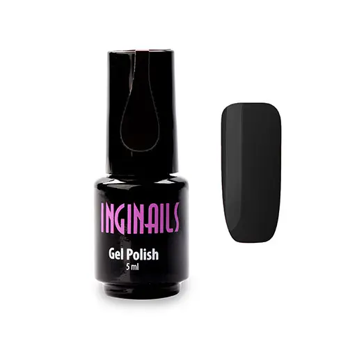 Gel colorat Inginails - Black 017, 5ml