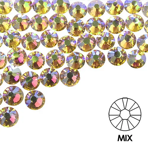 Pietre decorative pentru unghii - MIX - holografice, 50buc