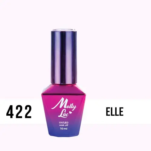 Lac gel MOLLY LAC UV/LED gel polish Madame French - Elle 422, 10ml