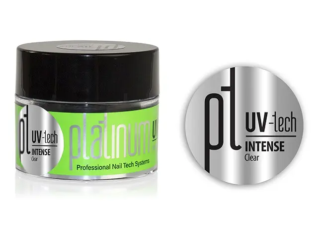 Gel pentru unghii Platinum UV-tech – Intense Clear, 50g 