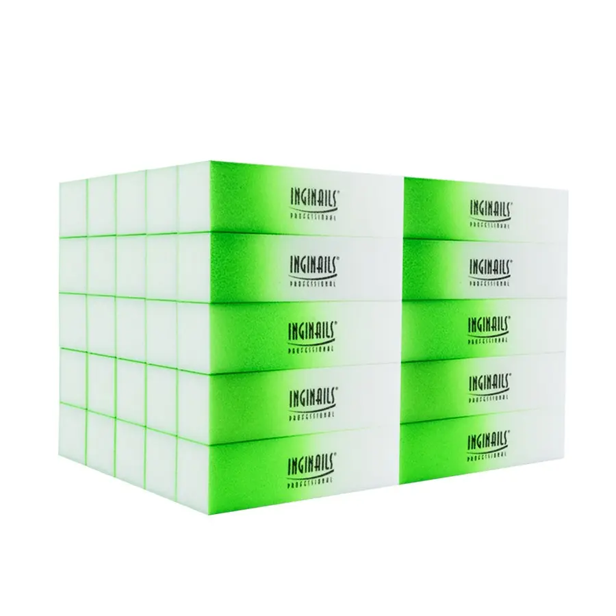 Inginails Professional Block – ombre verde, 120/120 – 4 fețe