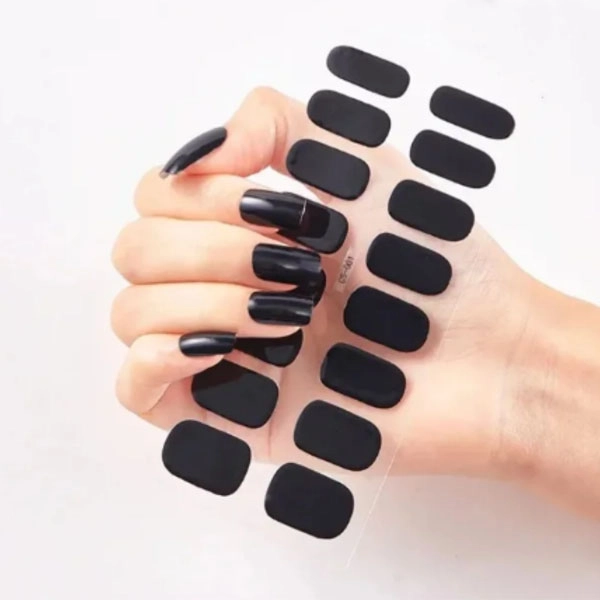 Self-Adhesive Nail Stickers - black