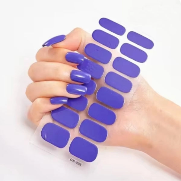 Self-Adhesive Nail Stickers - royal blue