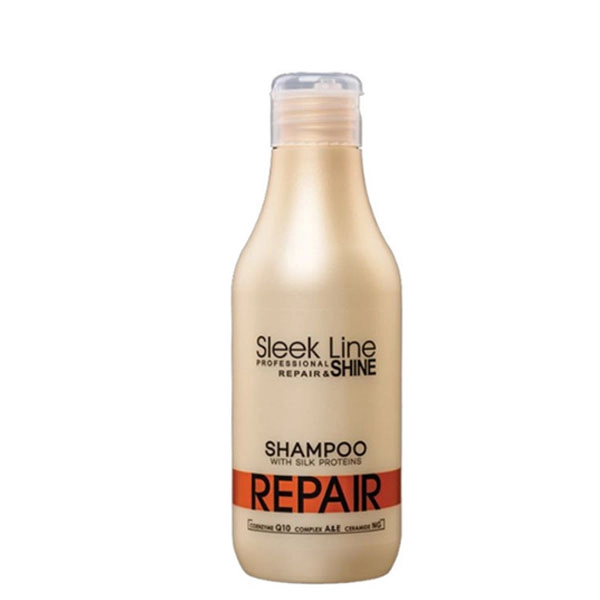 Sleek Line Repair șampon cu mătase pentru păr deteriorat și uscat 300 ml