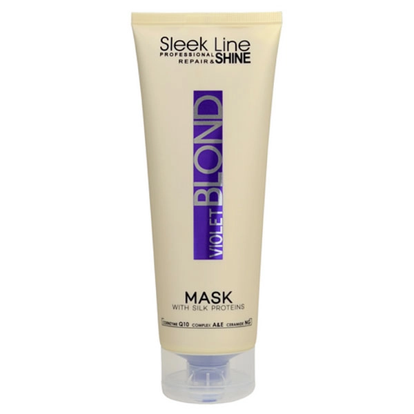 Sleek Line Violet Blond mask with silk 250ml