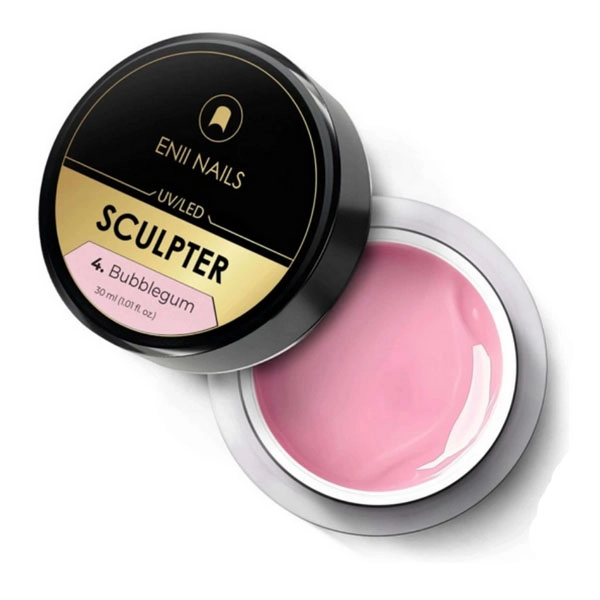 ENII Gel UV/LED pentru construcție unghii - Sculpter 4. Bubblegum, 30ml