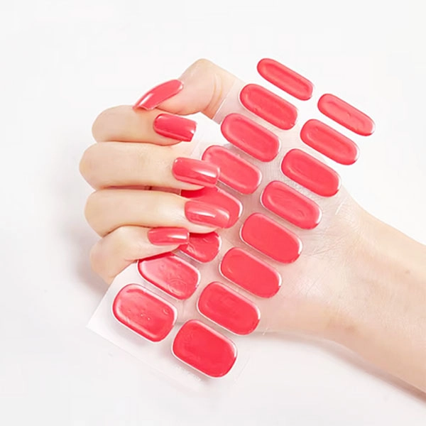 Self-Adhesive Nail Stickers - neon pink