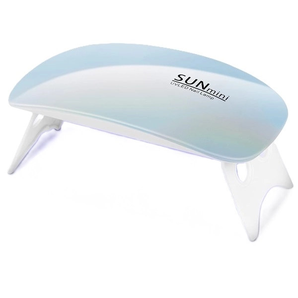 Mini lampă LED/UV pentru unghii cu gel, SUN mini - albastru -6W