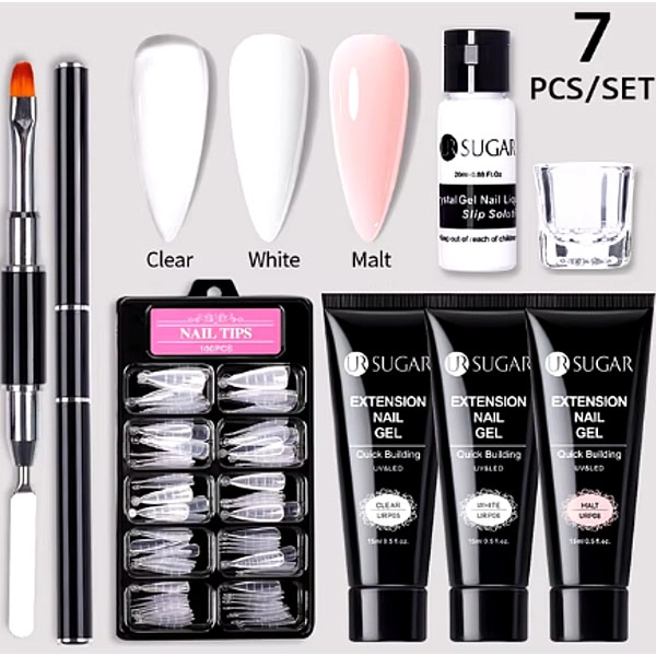 Set pentru poligel - Natural, 7buc