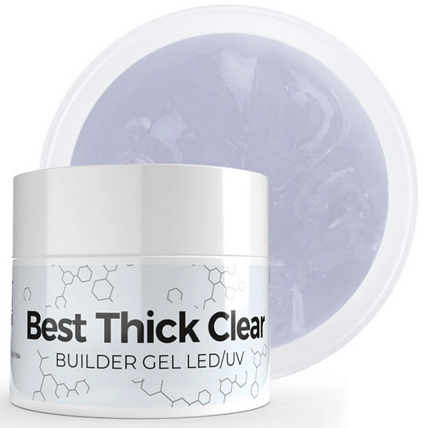 Gel pentru constructii UV/LED NTN Gel Best Thick Clear, 50g