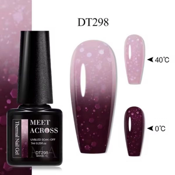 THERMO lac gel - Pink/Burgundy DT298, 7 ml