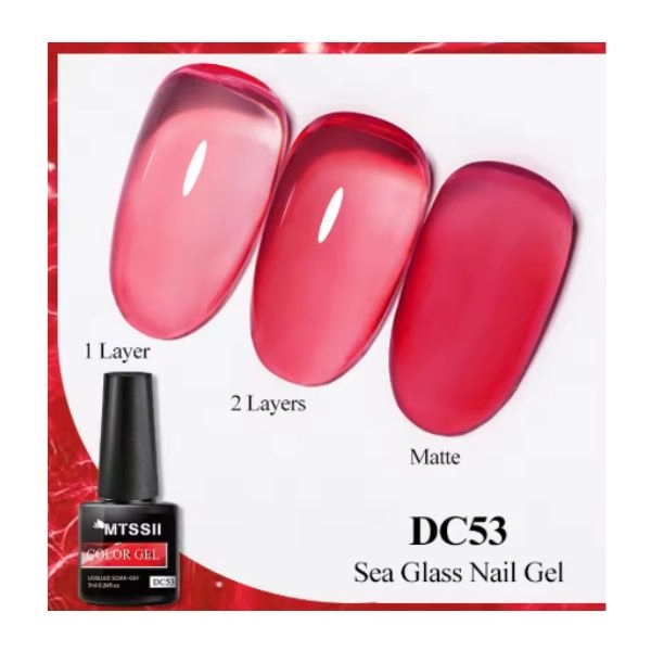 UV/LED gel polish Sea Glass Nail Gel, 7ml - DC 53