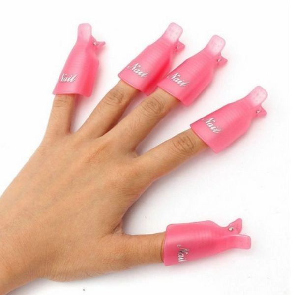 Gel polish removal clips, 5pcs