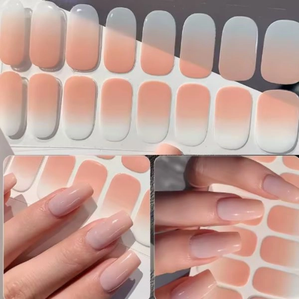 Self-Adhesive Nail Stickers - ombre, nude