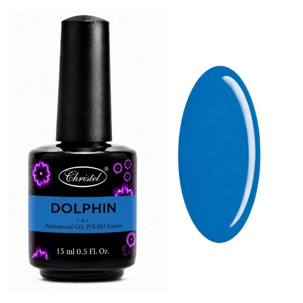 Christel Gel Soak off, 3 în 1 - Dolphin 15 ml