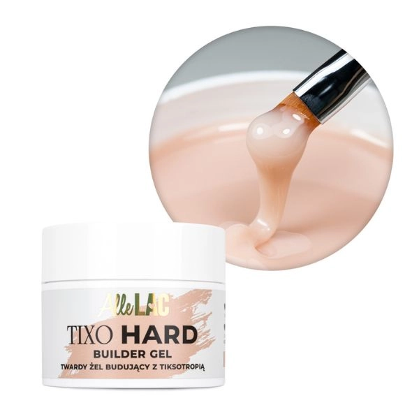 Gel de construcție UV/LED - AlleLac Tixo Hard Light Nude, 45g