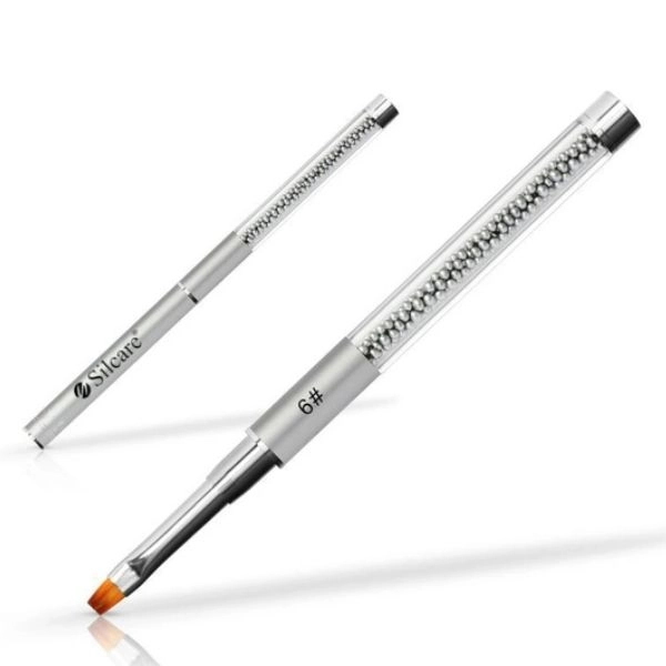 Pensulă gel nr. 6 - cu perle mici