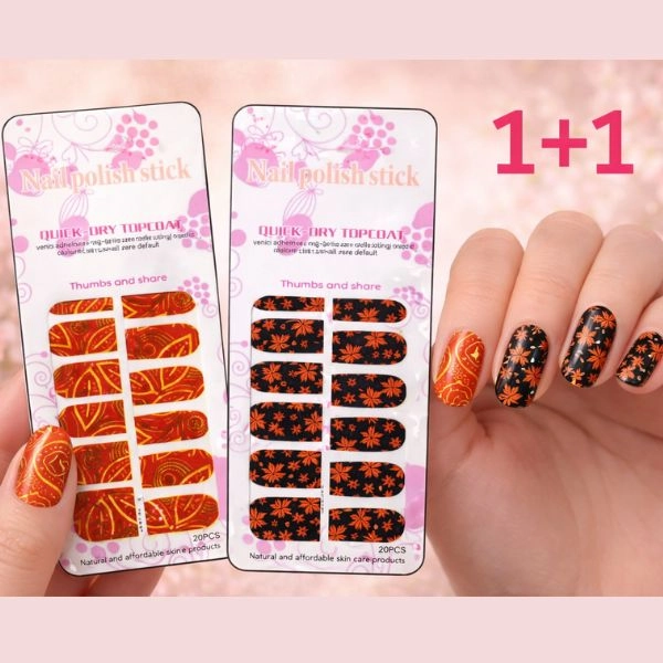 Stickere decorative pentru nail art - PROMOȚIE 1+1 GRATUITĂ