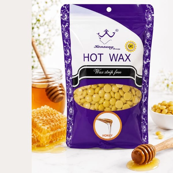 Ceară depilatoare cosmetică - perle - Honey, 100g