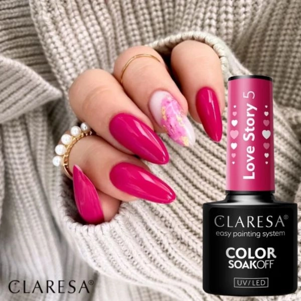 Claresa UV/LED Color Soak Off - Love Story 5, 5g