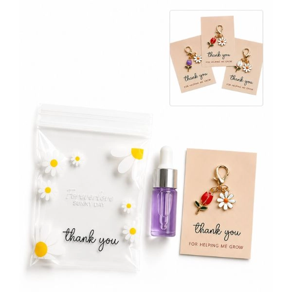 Pachet cadou ulei pentru cuticule Freesia + breloc