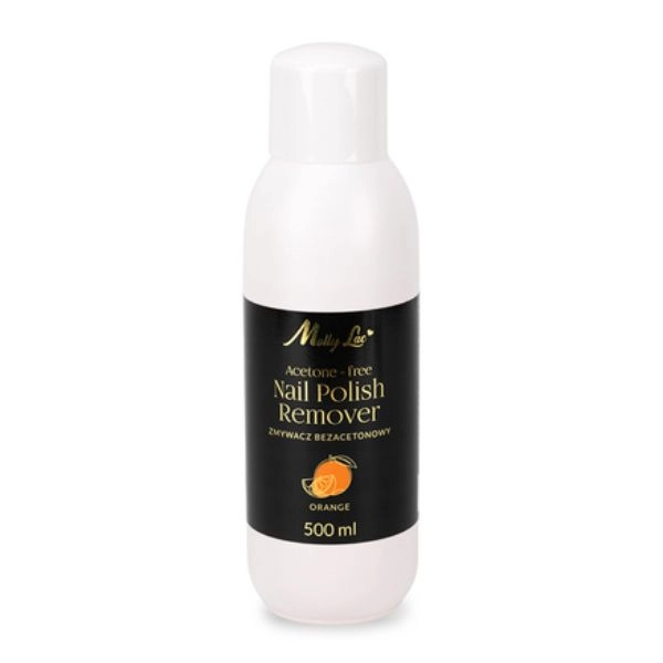 MollyLac Dizolvant pentru unghii fără acetonă – Orange, 500 ml